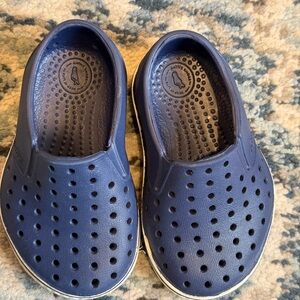 Native Shoes Unisex-Child Miles Slip-on Toddler Sneaker - Blue Size 5